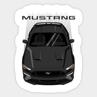 Mustang GT 2018 to 2019 - Black Sticker